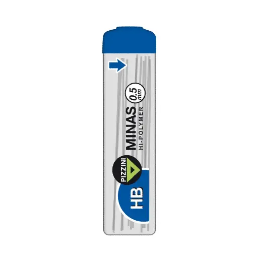 [PIZMIN05HB] Minas HB, 0.5mm. Pizzini de 12 unidades (D)
