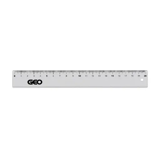 [REGLAFUME20C] Regla plástica GEO Fume de 20cm.