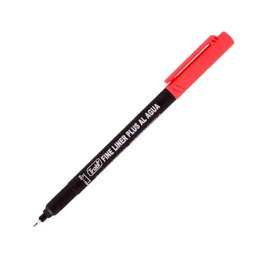[TRABIFINROJO] Marcador al Agua Trabi Fine Liner Rojo