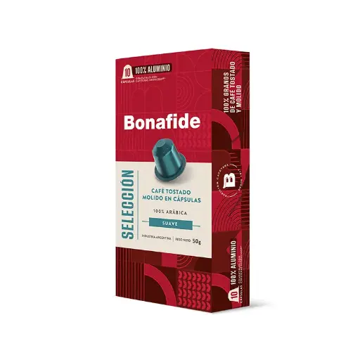 [BONAFCAPSELECNP] Cápsulas de Café Bonafide Seleccion compatibles con Nespresso, 10 unidades de 5g.
